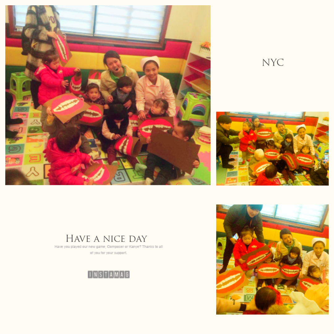 NYC紐約國際紹興柯橋早教中心小小牙醫(yī)活動
