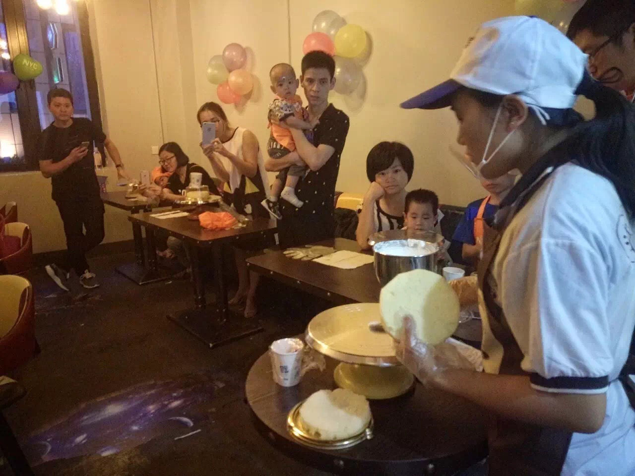 【父親節(jié)活動回顧】爸氣十足--DIY CAKE_NYC紐約國際浙江余姚萬達中心