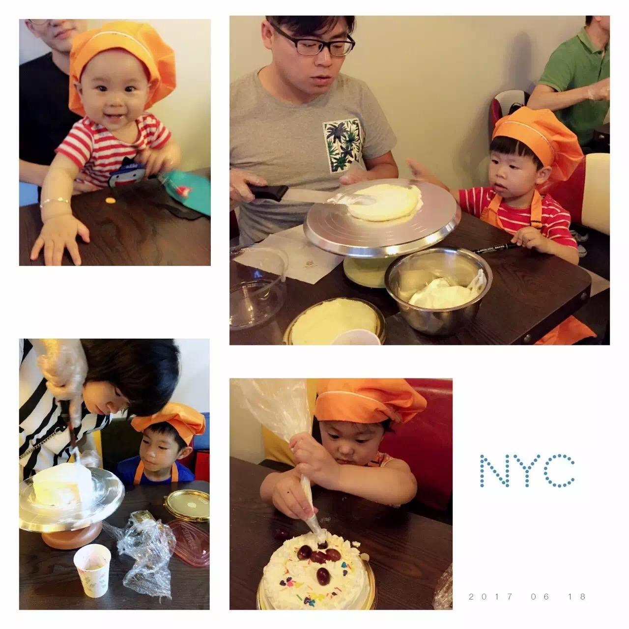 【父親節(jié)活動回顧】爸氣十足--DIY CAKE_NYC紐約國際浙江余姚萬達中心