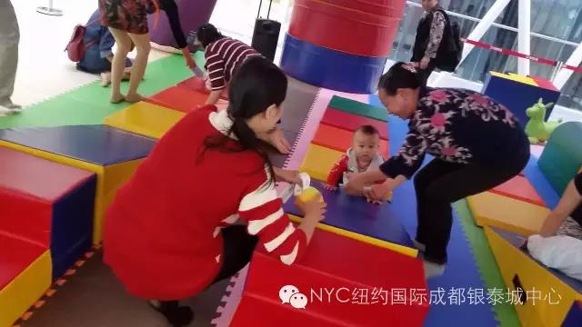 NYC紐約國(guó)際成都銀泰城早教中心：NYC歡樂(lè)爬爬賽又開(kāi)始報(bào)名啦！